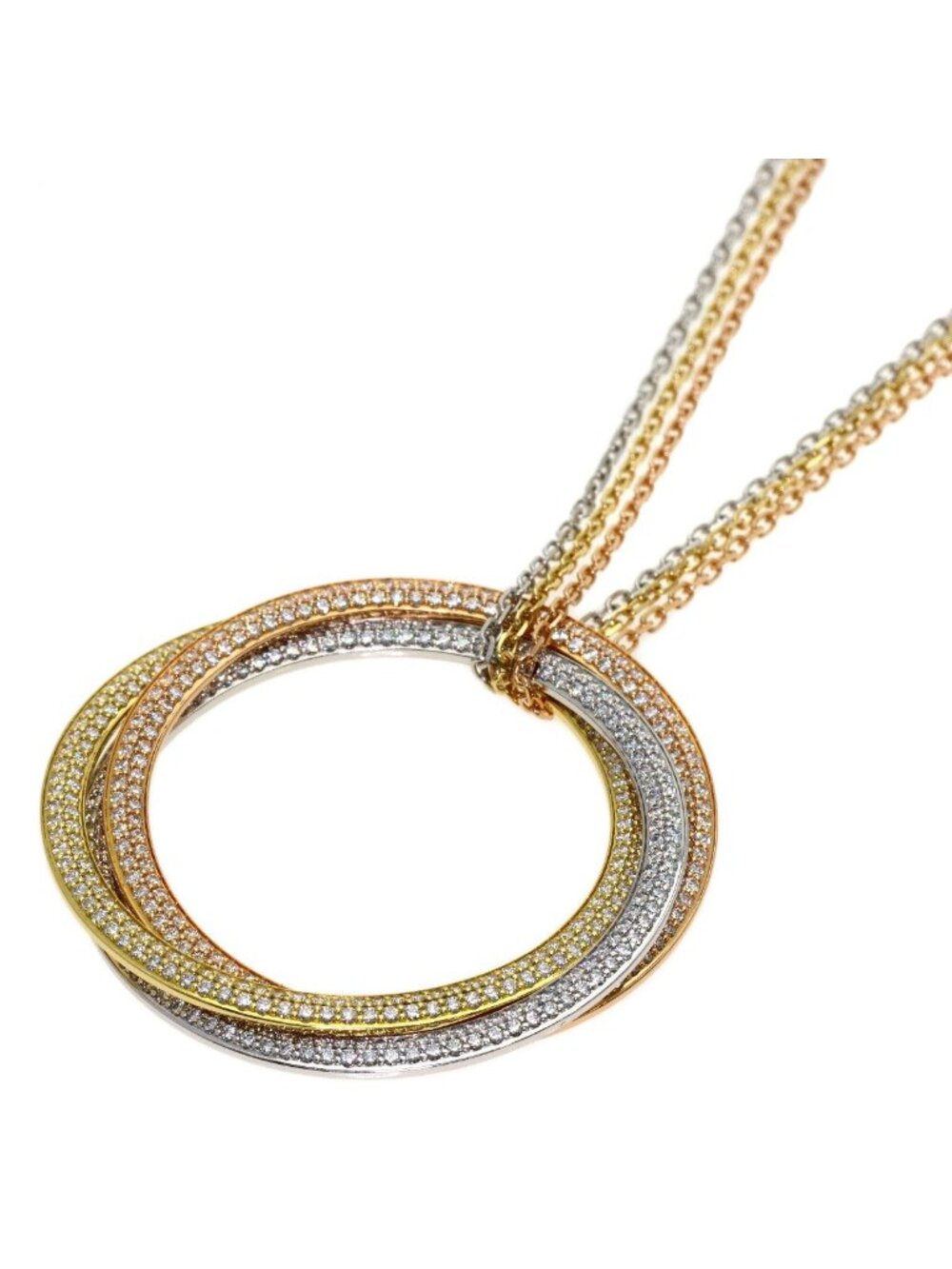 Cartier Trinity Diamond Necklace